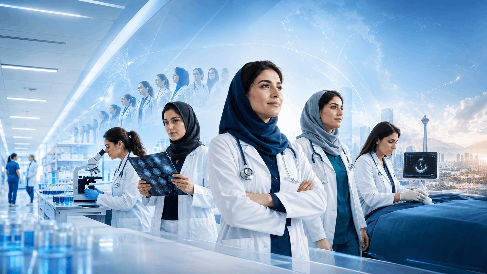افزایش ۴۰ برابری حضور زنان در پزشکی تخصصی ایران