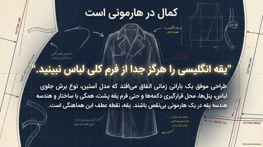 بارانی یقه انگلیسی
