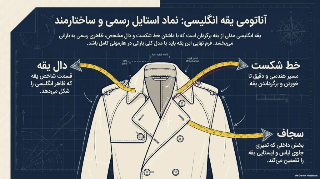 یقه انگلیسی چیست