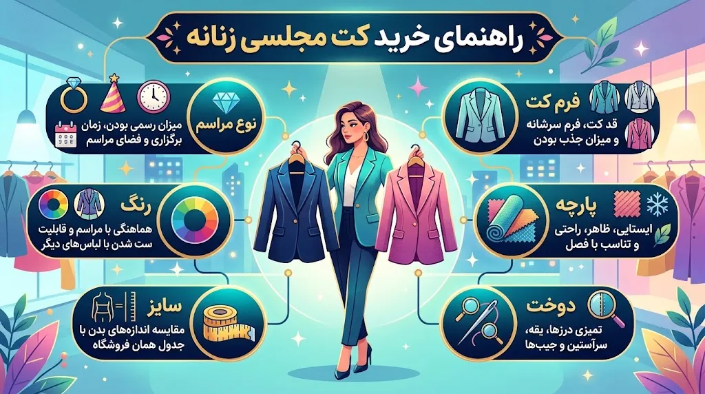 راهنمای خرید کت زنانه