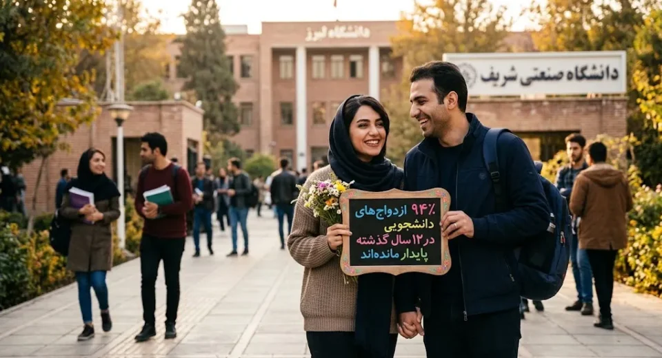 موفقیت ازدواج های دانشجویی