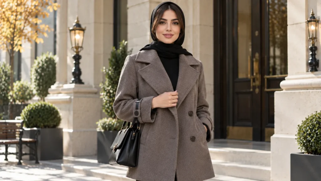 پالتو فوتر یقه انگلیسی