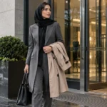 ویکتوریا بکام با کت و شلوارهای اورسایز به پاریس آمد