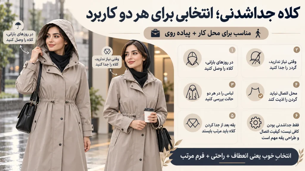 بارانی کلاه سرخود