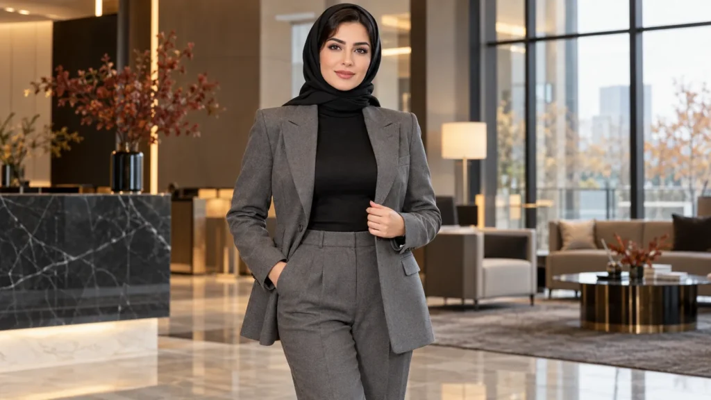 یقه اسکی نازک زیر کت