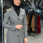مانتو و شلوار یقه انگلیسی دیپلمات