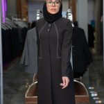 مانتو و شلوار یقه گرد
