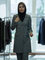 مانتو شلوار دیپلمات یقه انگلیسی