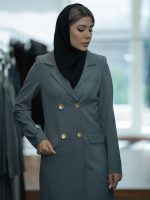 مانتو شلوار دیپلمات یقه انگلیسی - Image 4