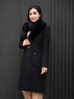 پالتو فوتر یقه آرشال خز دار دو جیب - Image 5