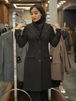 مانتو شلوار بزیاق یقه ملوانی سه دکمه - Image 11