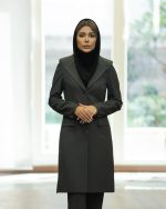 مانتو شلوار بزیاق یقه ملوانی سه دکمه - Image 2