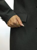 مانتو شلوار بزیاق یقه ملوانی سه دکمه - Image 5