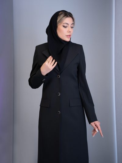 مانتو شلوار بزیاق یقه ملوانی سه دکمه