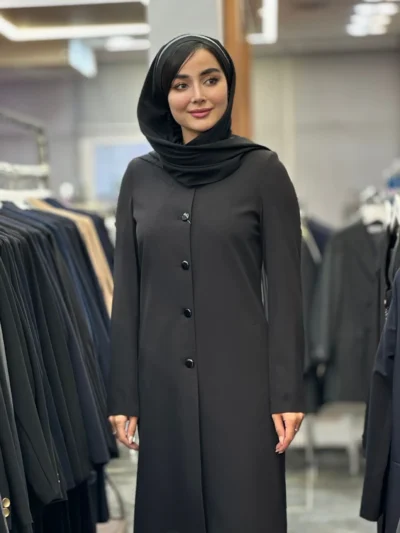 مانتو تک یقه گرد بانتو دوزی