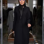 مانتو شلوار یقه گرد فاستونی
