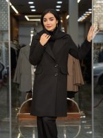پالتو فوتر ترک انگلیسی دو دکمه کوک دوزی - Image 4