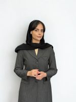 مانتوشلوار دیپلمات نیم خط