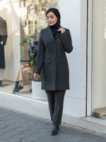 مانتو و شلوار دیپلمات نیم خط - Image 17