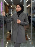 مانتو و شلوار دیپلمات نیم خط - Image 10