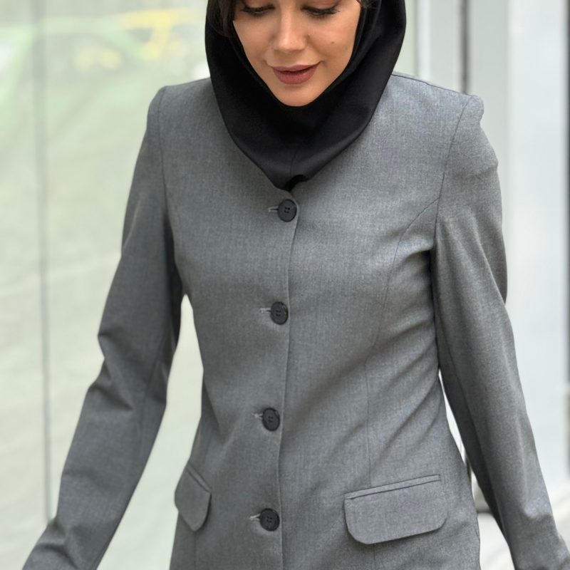 مانتو شلوار یقه هفت بزیاق