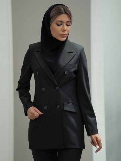 مانتو شلوار دیپلمات ترک 4 دکمه