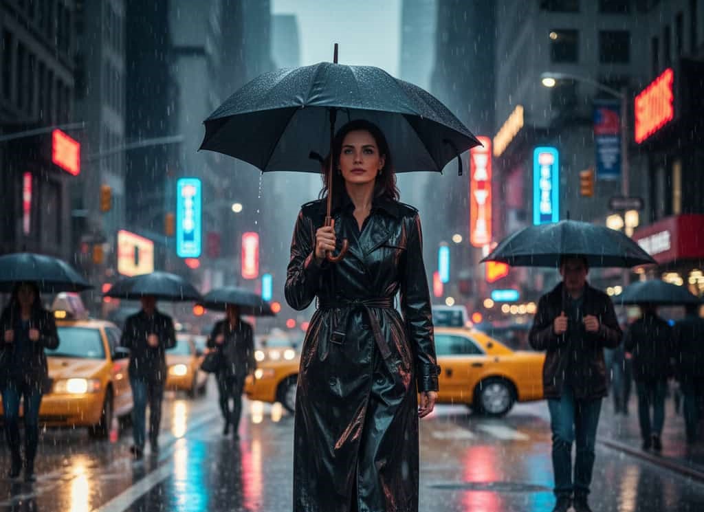 اهمیت بارانی زنانه در روزهای بارانی و سرد