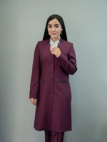 مانتو و شلوار شانتون ترک یقه دلبری