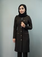 مانتو و شلوار فیونا جیب زیپ دار - Image 2