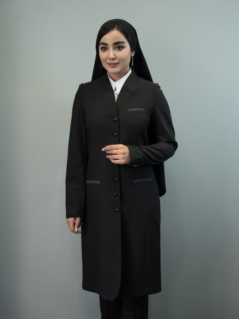 مانتو و شلوار جیب ضربدری