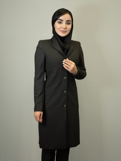 مانتو تک یقه امریکایی بغل پیلیسه