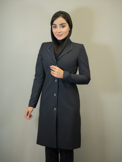 مانتو تک یقه امریکایی بغل پیلیسه