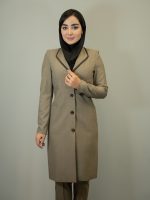 مانتو تک یقه امریکایی بغل پیلیسه - Image 3