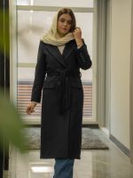 پالتو فوتر 50/50 بلند شش دکمه خزدار