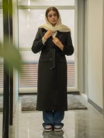 پالتو فوتر 60/40 بلند شش دکمه خزدار - Image 6