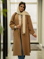 پالتو فوتر یقه انگلیسی جیب پاکتی
