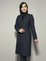 مانتو تک یقه امریکایی بغل پیلیسه 1