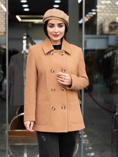 فوتر یقه شکاری جیب پاکتی کوتاه