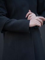 پالتو فوتر خزدار استین دوتیکه سنگدار - Image 3