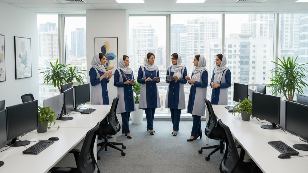 زمانبندی تحویل در خرید مانتو اداری سازمانی