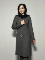 مانتو شلوار فیونا یقه هفت گلدوزی - تصویر 5