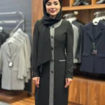 مانتو شلوار بزیاق ترک یقه گرد