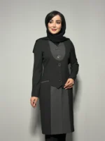 مانتو شلوار ژیله دار 2