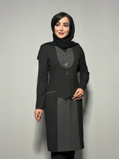 مانتو شلوار ژیله دار