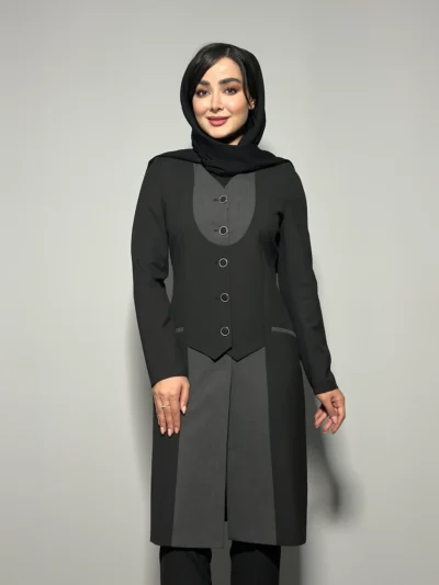 مانتو شلوار ژیله دار