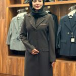 بزیاق یقه انگلیسی ساتن دوزی